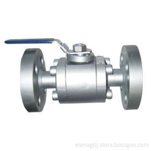 API 6D Three Piece Handle Cast Floating Ball Valve For Wate
